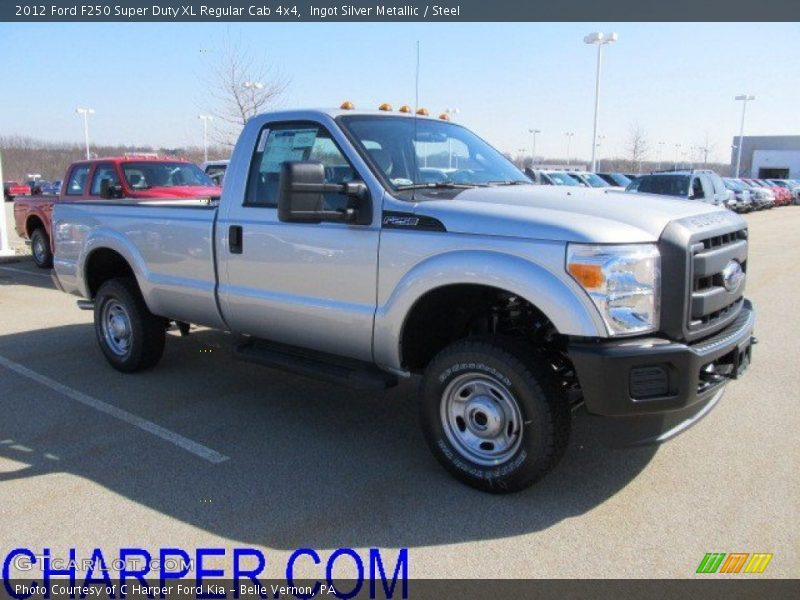 Ingot Silver Metallic / Steel 2012 Ford F250 Super Duty XL Regular Cab 4x4