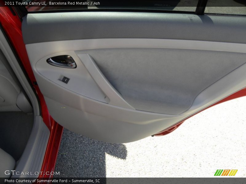 Barcelona Red Metallic / Ash 2011 Toyota Camry LE