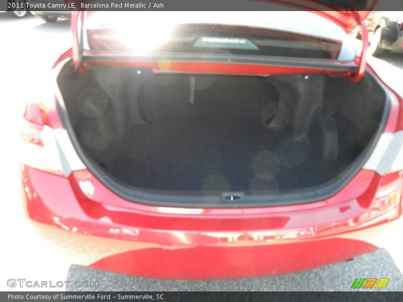 Barcelona Red Metallic / Ash 2011 Toyota Camry LE