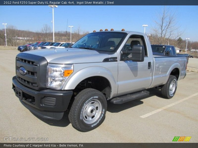 Ingot Silver Metallic / Steel 2012 Ford F250 Super Duty XL Regular Cab 4x4