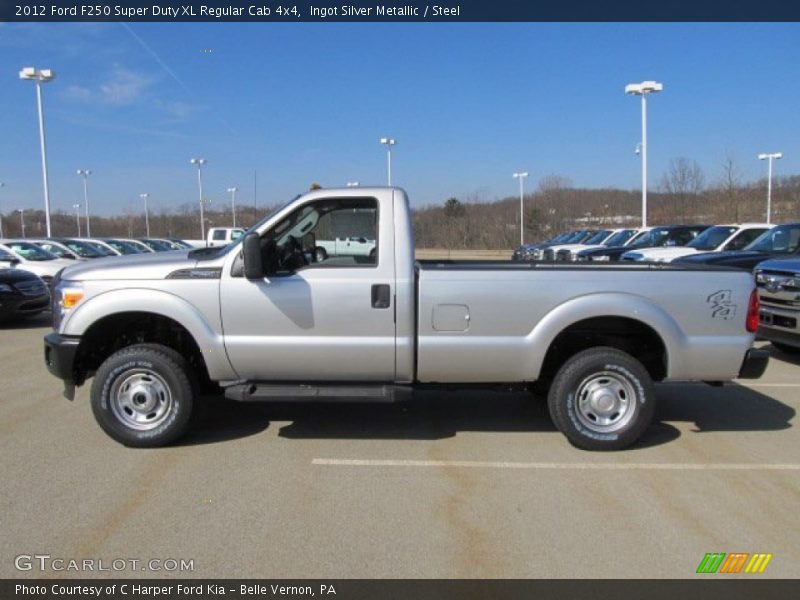 Ingot Silver Metallic / Steel 2012 Ford F250 Super Duty XL Regular Cab 4x4
