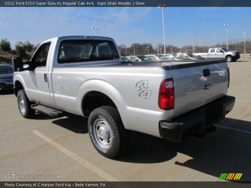 Ingot Silver Metallic / Steel 2012 Ford F250 Super Duty XL Regular Cab 4x4