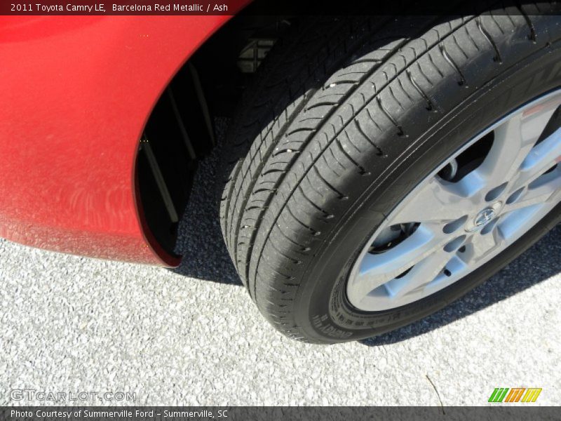 Barcelona Red Metallic / Ash 2011 Toyota Camry LE