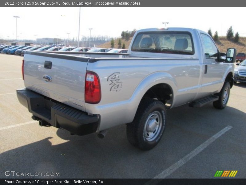Ingot Silver Metallic / Steel 2012 Ford F250 Super Duty XL Regular Cab 4x4