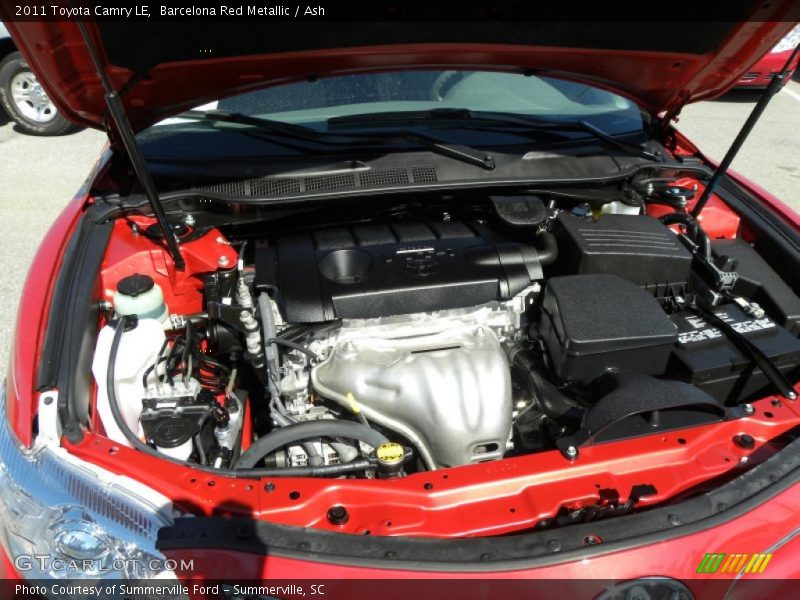 Barcelona Red Metallic / Ash 2011 Toyota Camry LE