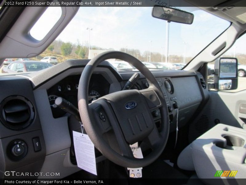 Ingot Silver Metallic / Steel 2012 Ford F250 Super Duty XL Regular Cab 4x4