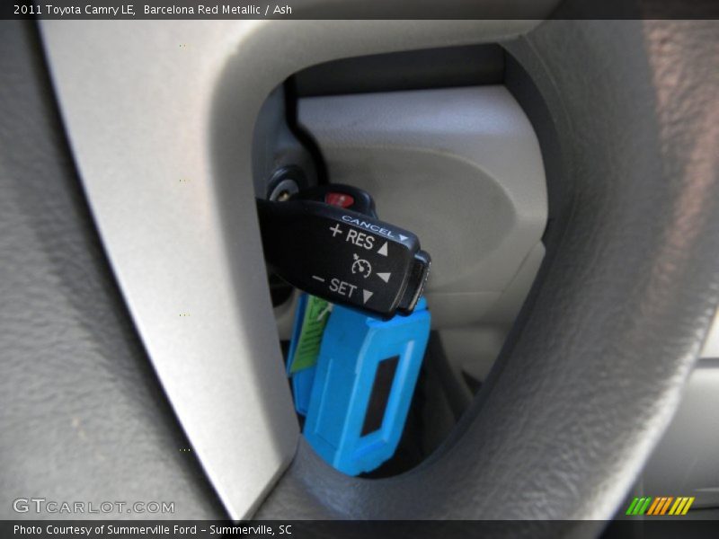 Barcelona Red Metallic / Ash 2011 Toyota Camry LE