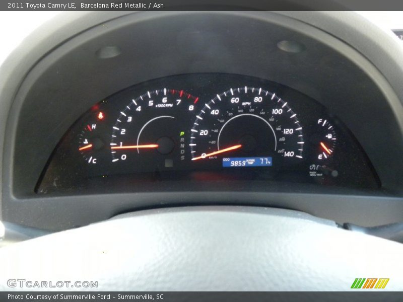 Barcelona Red Metallic / Ash 2011 Toyota Camry LE
