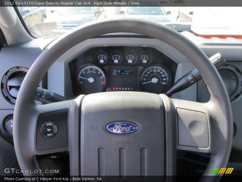 Ingot Silver Metallic / Steel 2012 Ford F250 Super Duty XL Regular Cab 4x4