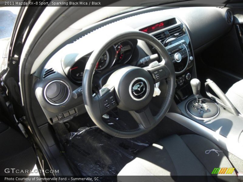 Sparkling Black Mica / Black 2011 Mazda RX-8 Sport