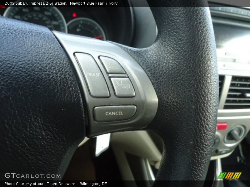Newport Blue Pearl / Ivory 2009 Subaru Impreza 2.5i Wagon