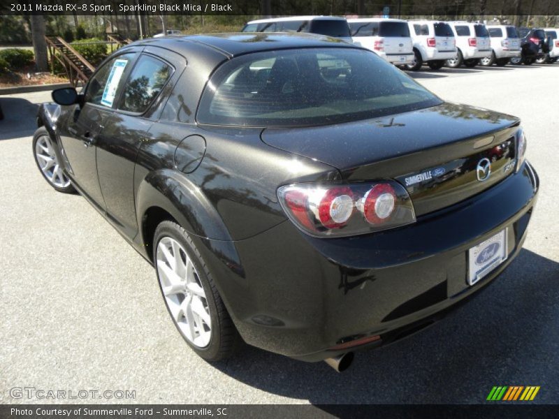 Sparkling Black Mica / Black 2011 Mazda RX-8 Sport