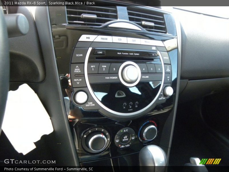 Controls of 2011 RX-8 Sport