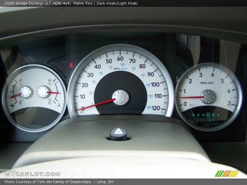 Flame Red / Dark Khaki/Light Khaki 2006 Dodge Durango SLT HEMI 4x4