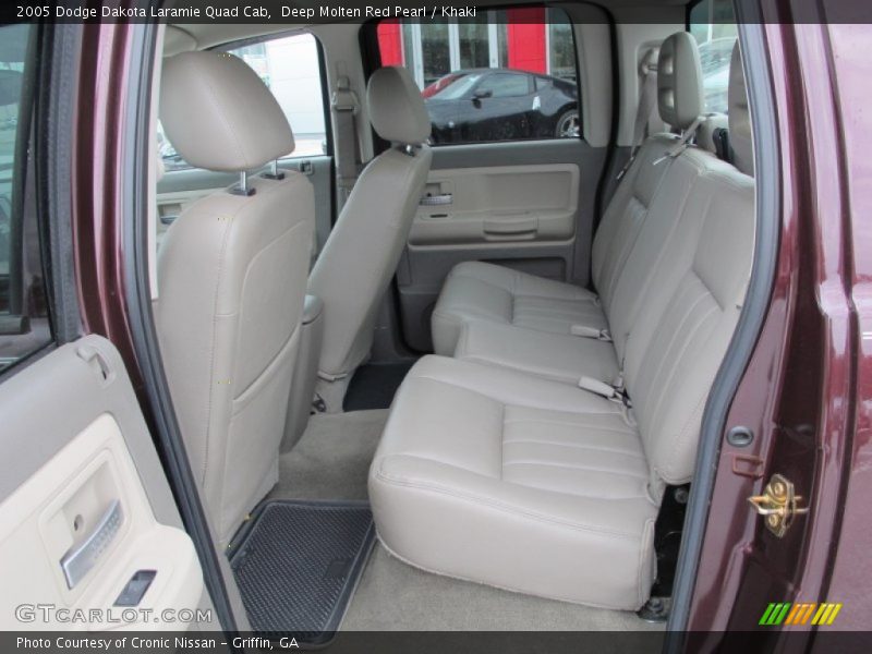 Rear Seat of 2005 Dakota Laramie Quad Cab