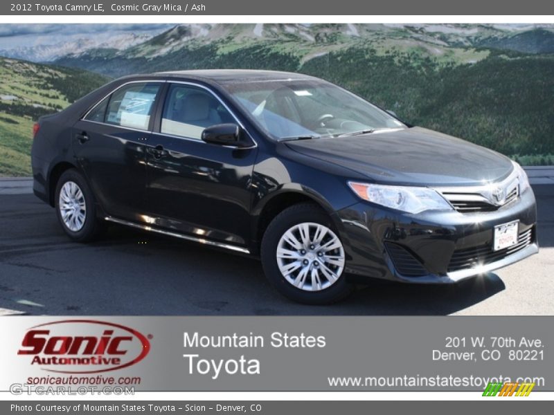 Cosmic Gray Mica / Ash 2012 Toyota Camry LE