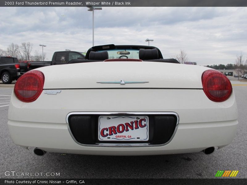 Whisper White / Black Ink 2003 Ford Thunderbird Premium Roadster