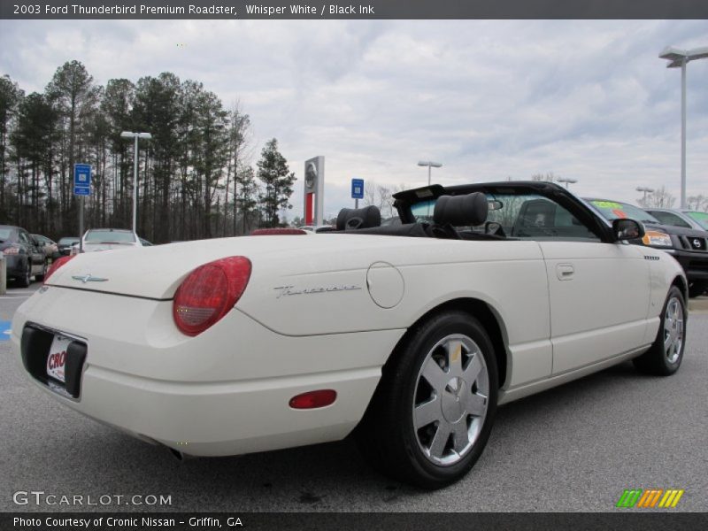 Whisper White / Black Ink 2003 Ford Thunderbird Premium Roadster