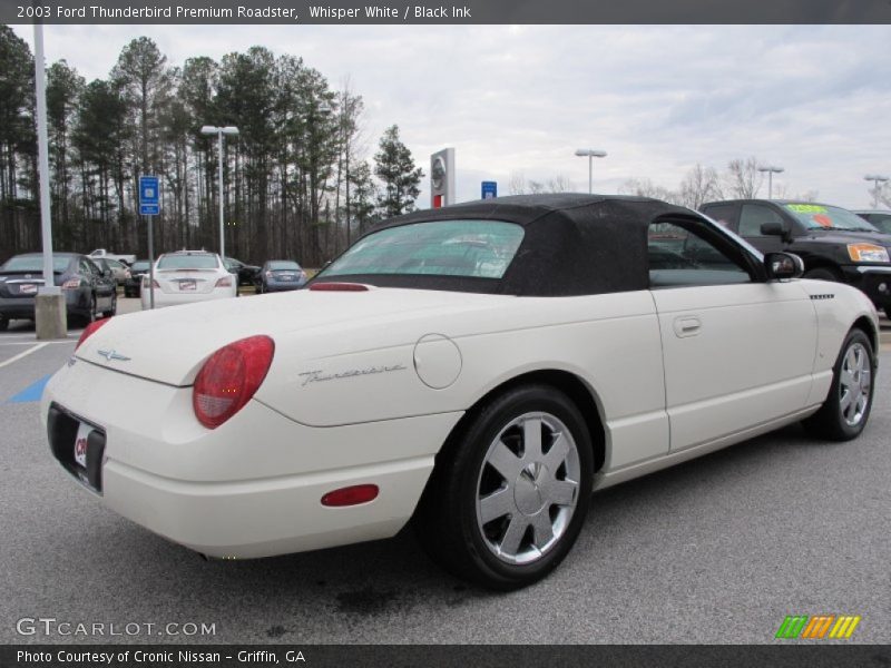 Whisper White / Black Ink 2003 Ford Thunderbird Premium Roadster