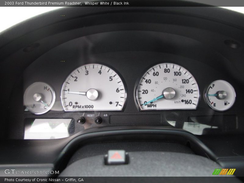  2003 Thunderbird Premium Roadster Premium Roadster Gauges