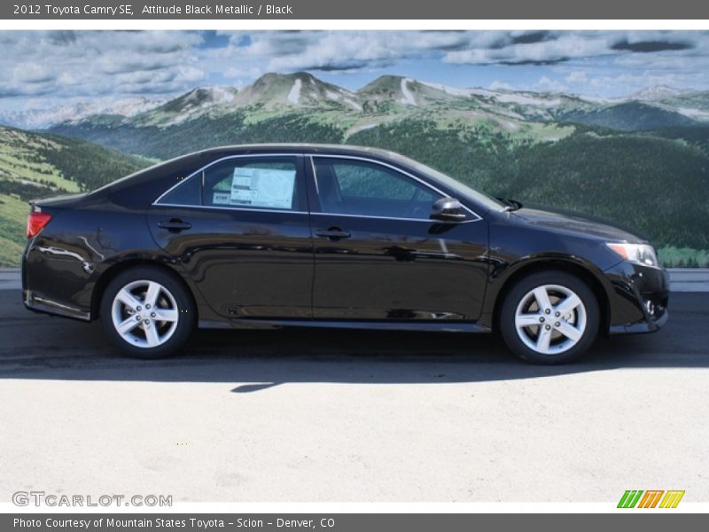 Attitude Black Metallic / Black 2012 Toyota Camry SE