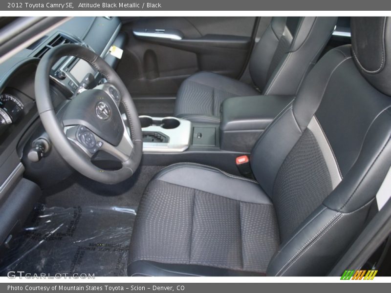 Attitude Black Metallic / Black 2012 Toyota Camry SE