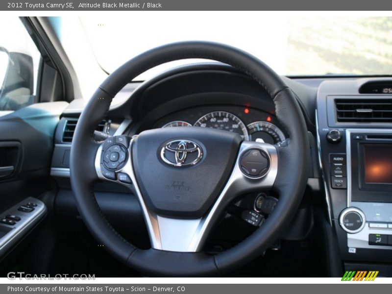 Attitude Black Metallic / Black 2012 Toyota Camry SE