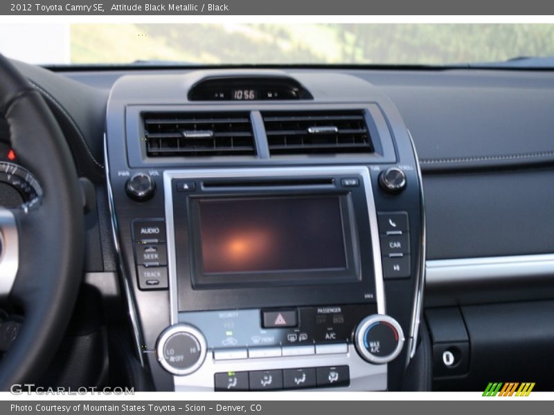 Attitude Black Metallic / Black 2012 Toyota Camry SE