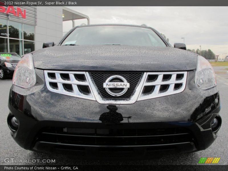 Super Black / Black 2012 Nissan Rogue SV