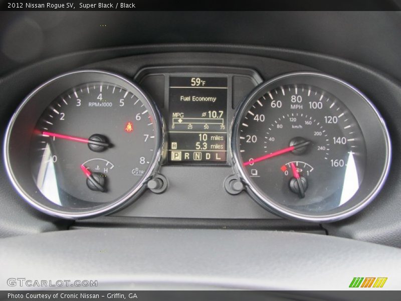  2012 Rogue SV SV Gauges