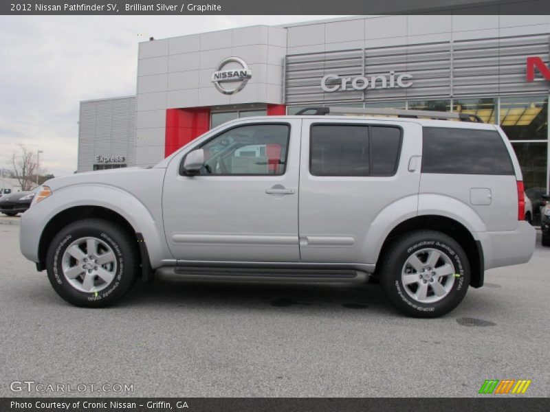 Brilliant Silver / Graphite 2012 Nissan Pathfinder SV