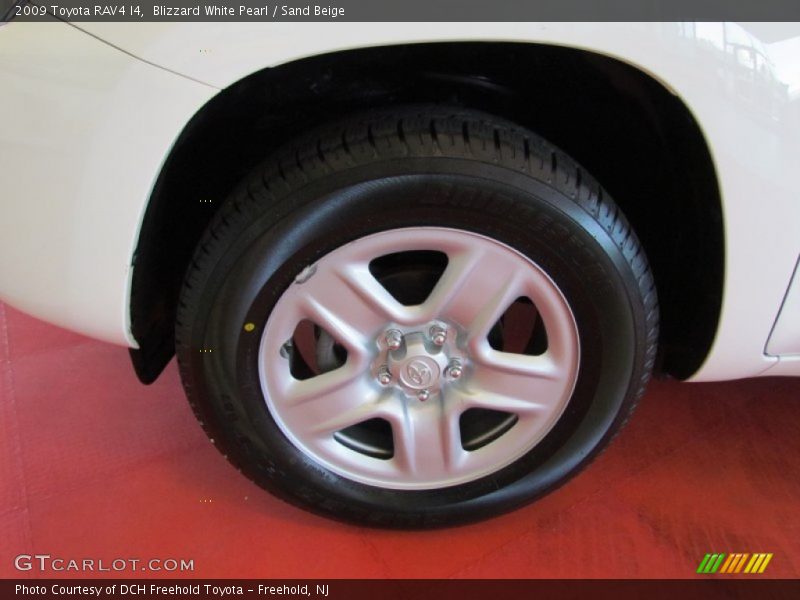 Blizzard White Pearl / Sand Beige 2009 Toyota RAV4 I4