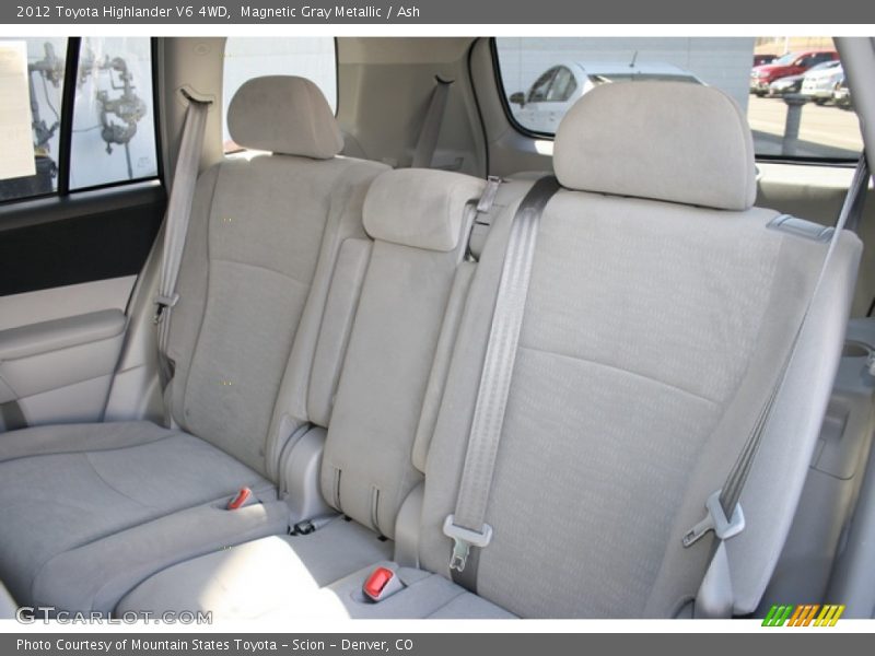 Magnetic Gray Metallic / Ash 2012 Toyota Highlander V6 4WD
