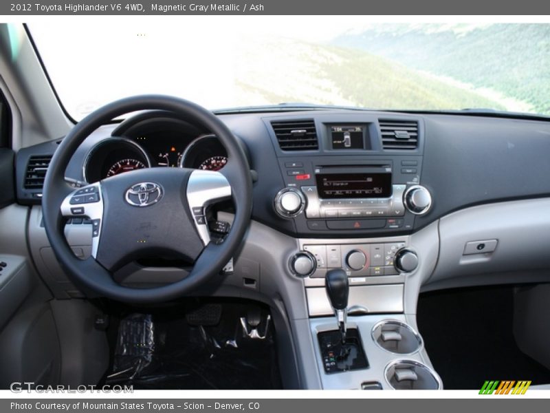 Magnetic Gray Metallic / Ash 2012 Toyota Highlander V6 4WD
