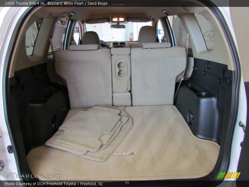 Blizzard White Pearl / Sand Beige 2009 Toyota RAV4 I4