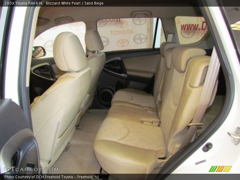 Blizzard White Pearl / Sand Beige 2009 Toyota RAV4 I4