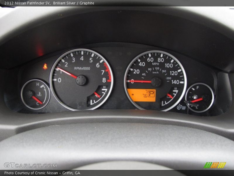  2012 Pathfinder SV SV Gauges