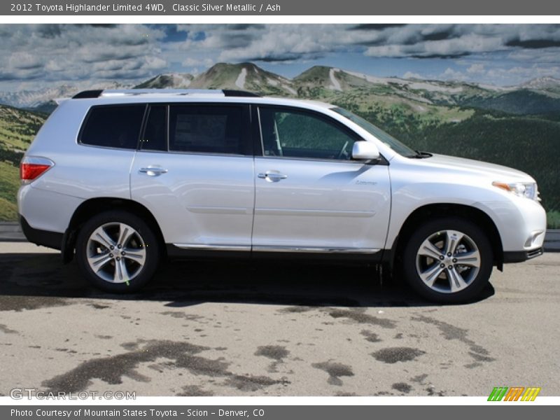 Classic Silver Metallic / Ash 2012 Toyota Highlander Limited 4WD