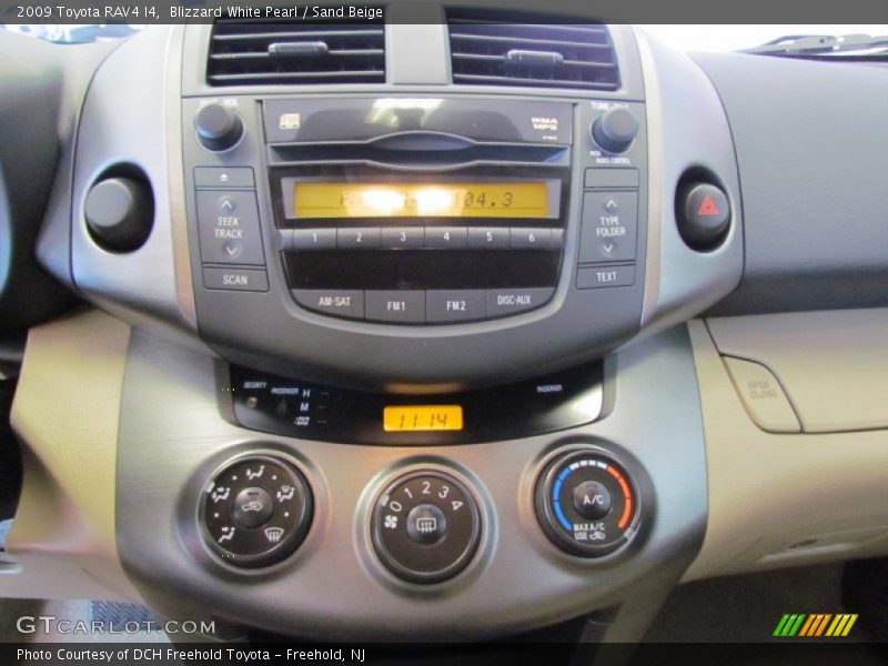 Blizzard White Pearl / Sand Beige 2009 Toyota RAV4 I4