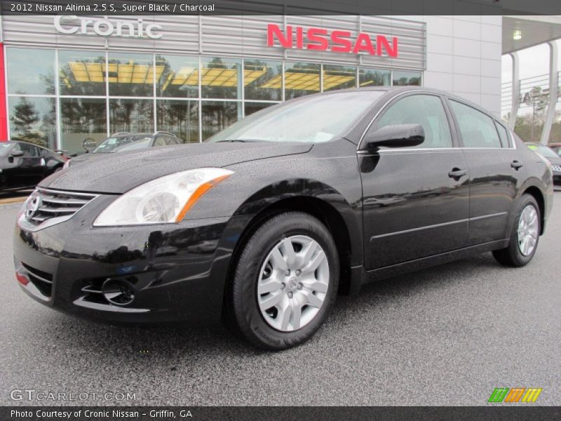Super Black / Charcoal 2012 Nissan Altima 2.5 S