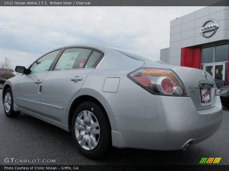 Brilliant Silver / Charcoal 2012 Nissan Altima 2.5 S