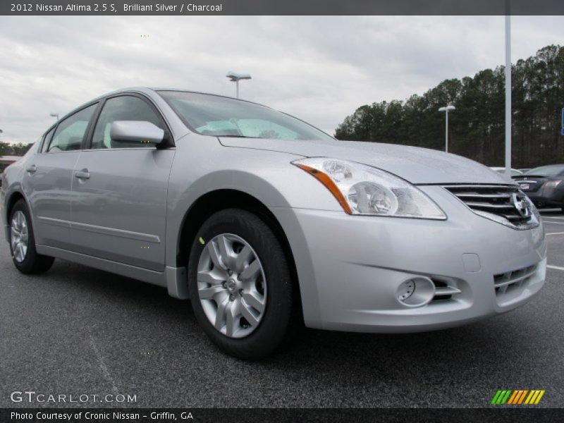 Brilliant Silver / Charcoal 2012 Nissan Altima 2.5 S