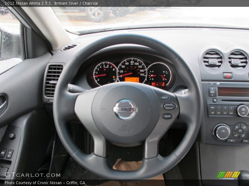 Brilliant Silver / Charcoal 2012 Nissan Altima 2.5 S