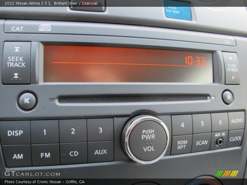 Brilliant Silver / Charcoal 2012 Nissan Altima 2.5 S