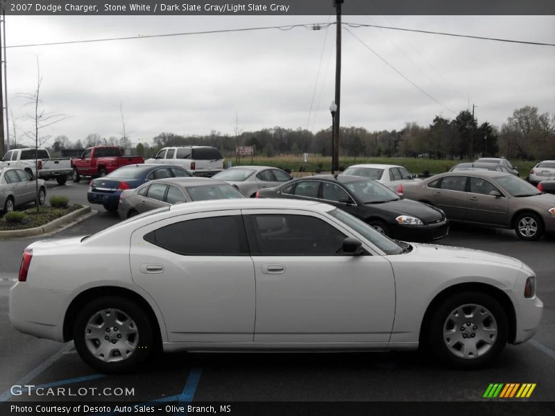 Stone White / Dark Slate Gray/Light Slate Gray 2007 Dodge Charger