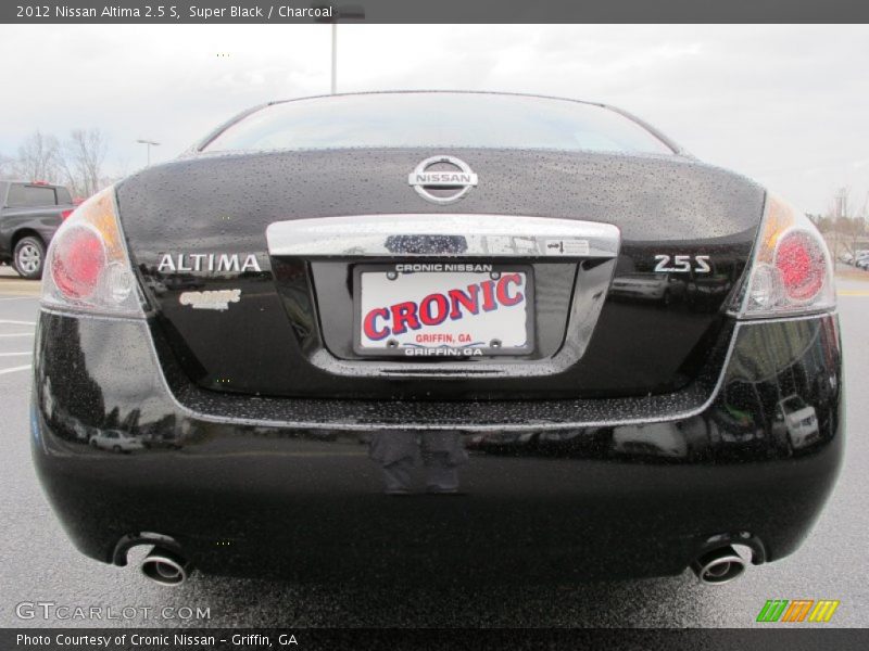 Super Black / Charcoal 2012 Nissan Altima 2.5 S