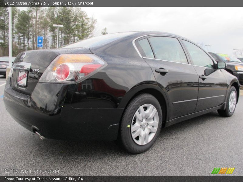 Super Black / Charcoal 2012 Nissan Altima 2.5 S