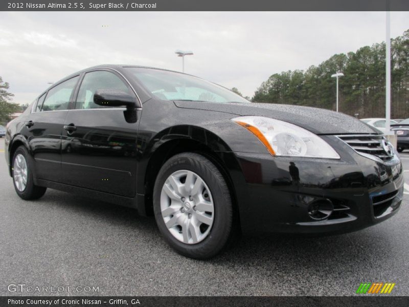 Super Black / Charcoal 2012 Nissan Altima 2.5 S