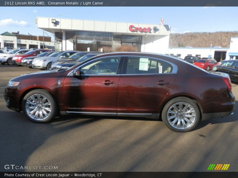 Cinnamon Metallic / Light Camel 2012 Lincoln MKS AWD