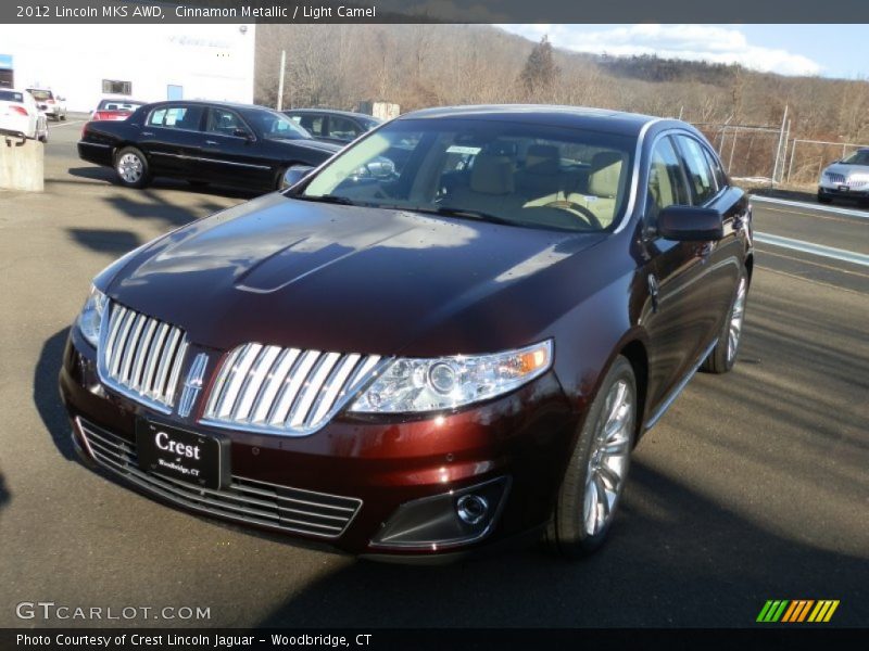 Cinnamon Metallic / Light Camel 2012 Lincoln MKS AWD